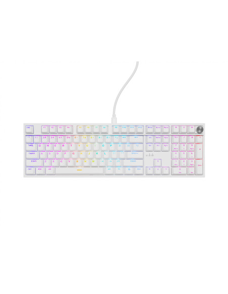 Tastaturi GENESIS Tastatura Mecanica Gaming Genesis Thor 404, RGB, USB, Alb
