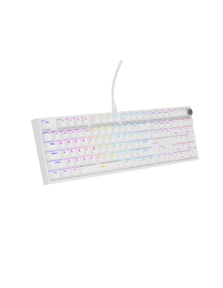 Tastaturi GENESIS Tastatura Mecanica Gaming Genesis Thor 404, RGB, USB, Alb