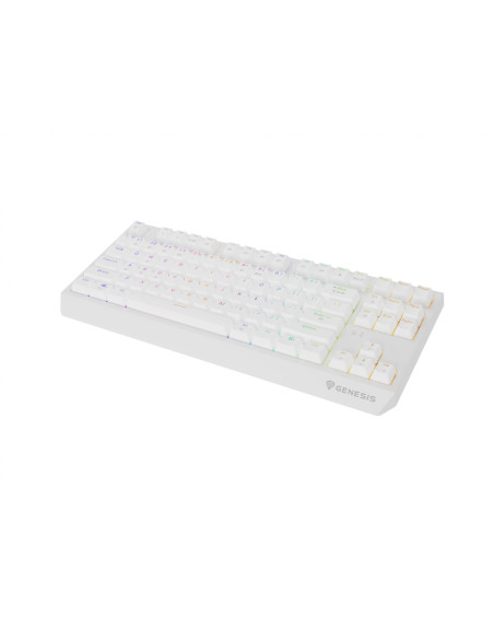 Tastaturi GENESIS Tastatura Mecanica Gaming Genesis Thor 230 TKL, RGB, Wireless, Alb