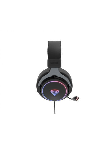 Casti audio GENESIS Casti Gaming Head-band GENESIS Neon 764, Wired, Negru