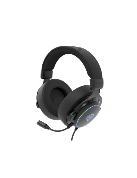 Casti audio GENESIS Casti Gaming Head-band GENESIS Neon 764, Wired, Negru