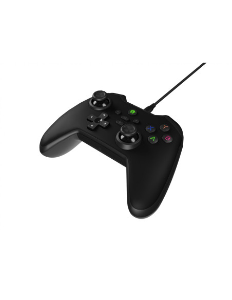 Accesorii console &PC GENESIS Controller cu fir Genesis Mangan 300, interfata USB, 19 butoane, negru