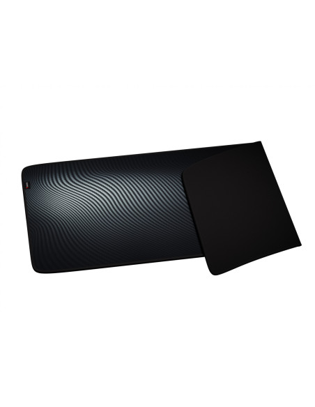 Mouse pad GENESIS Mousepad Genesis Carbon 500 Maxi Ultra Wave, impermeabil, material cauciuc si textil, dimensiuni 1100x450x2.5