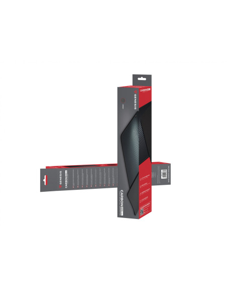 Mouse pad GENESIS Mousepad Genesis Carbon 500 Maxi Ultra Wave, impermeabil, material cauciuc si textil, dimensiuni 1100x450x2.5