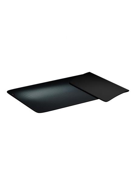 Mouse pad GENESIS Mousepad Genesis Carbon 500 Maxi Ultra Wave, impermeabil, material cauciuc si textil, dimensiuni 1100x450x2.5