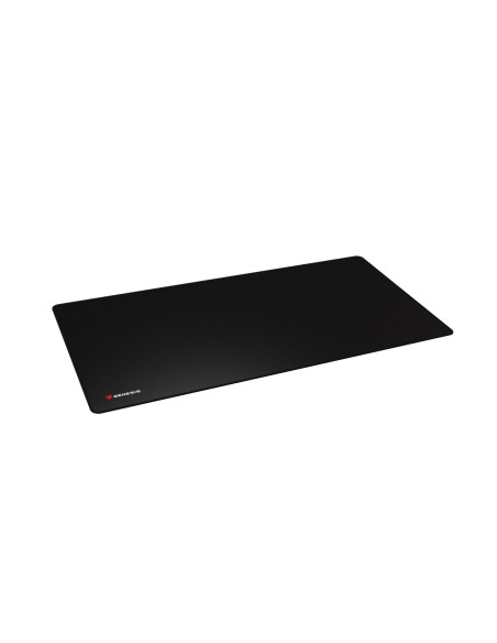 Mouse pad GENESIS Mousepad Genesis Carbon 500 Maxi Logo, material cauciuc + textil, dimensiuni 900x450x2.5 mm, negru