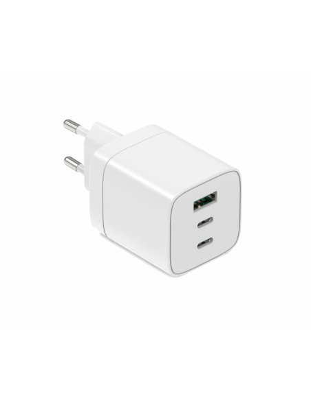 Incarcatoare telefoane SERIOUX INCARCATOR SERIOUX 65W 2xUSB-C & USB-A de perete, Ieșire USB-C: C1 și C2: 5V/3A, 9V/3A, 12V/3A, 1