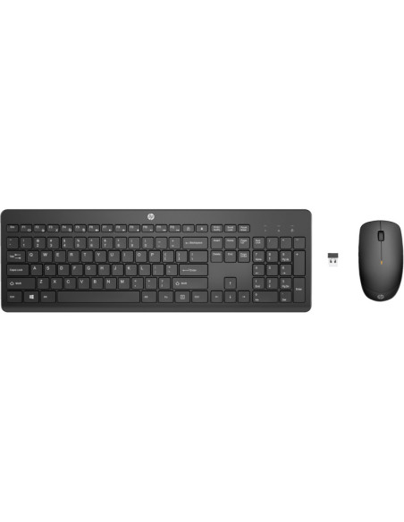 Kit mouse tastatura HP Kit Wireless tastatura si mouse HP 235, taste numerice, negru